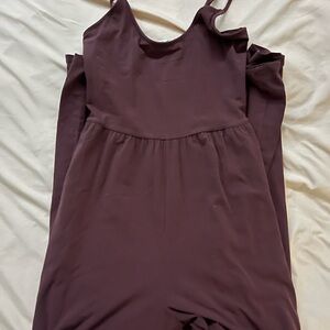 maroon romper size medium